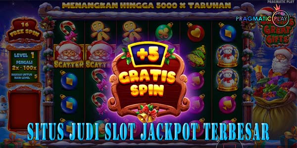 Situs Judi Slot Online Gacor Terbaik Resmi Terpercaya Jackpot Terbesar 2023 Santa's Great Gifts